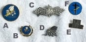 Rate and Seabee pins