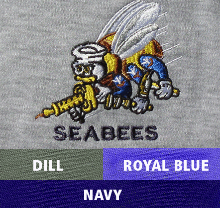 Sea Bee Embroidery Patch