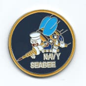 Navy Sea Bees Challenge coin