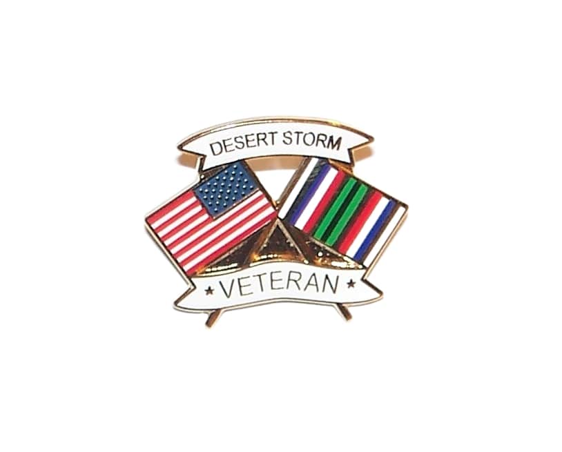 Desert Storm Veterans Pin - Seabee Museum and Memorial Park